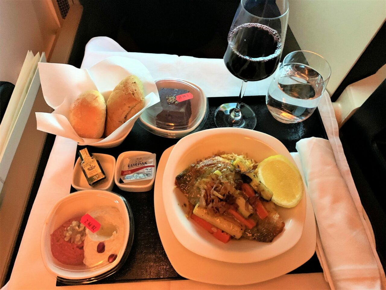 Fish main course dinner