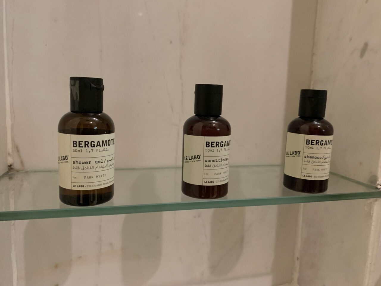 Le Labo Bergamote toiletries