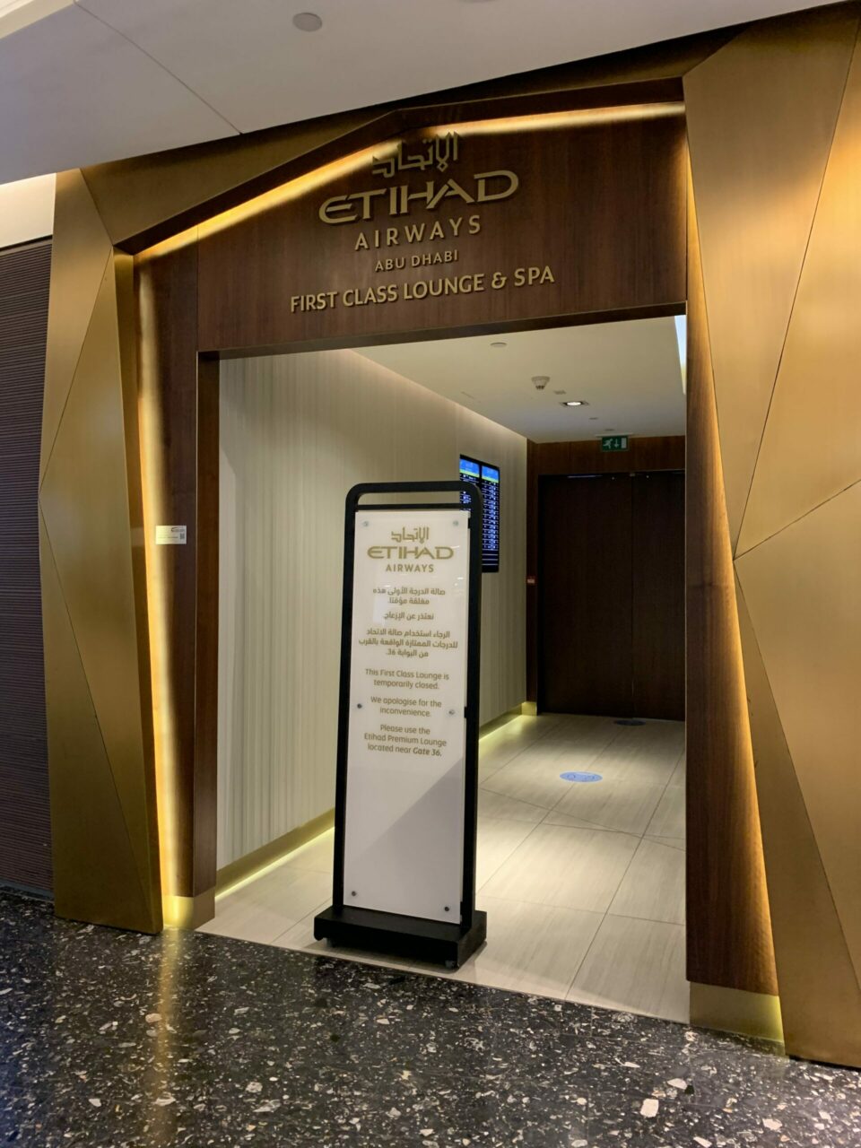 Etihad Business Lounge and Spa 