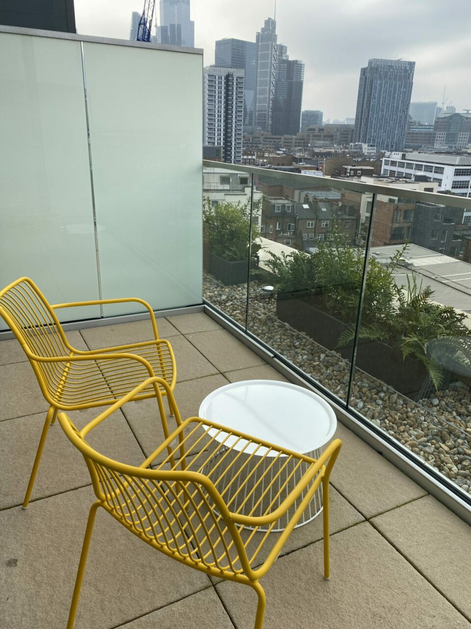 Hyatt Place London City East balcony 