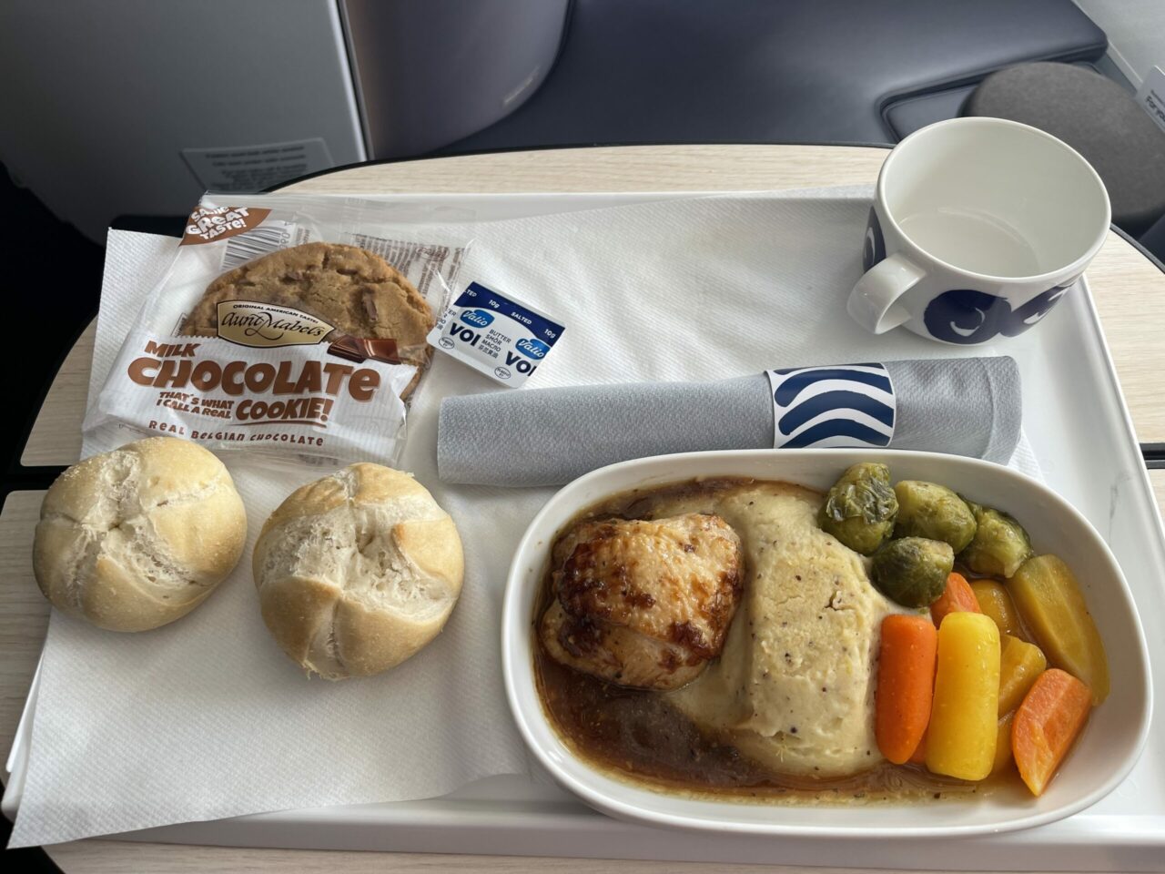 Finnair A350 food 