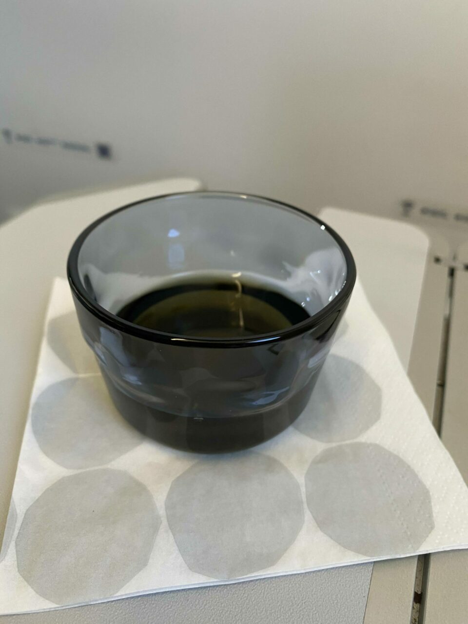 Brandy in Finnair A321 short haul business class