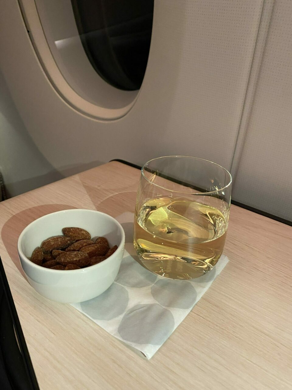 Finnair new business class champagne