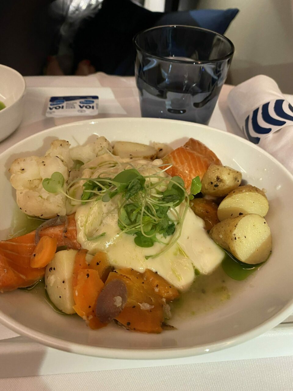Finnair new business class food