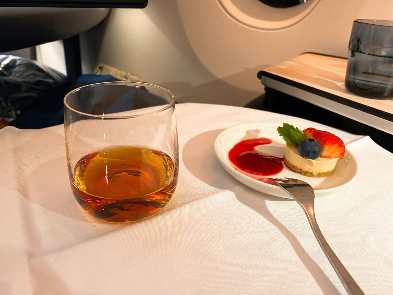 Finnair new business class desert 