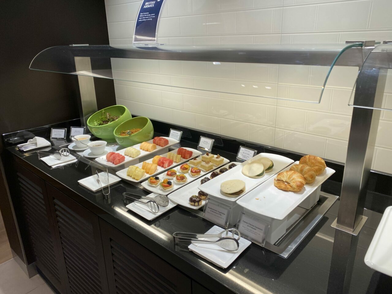 BA Lounge buffet