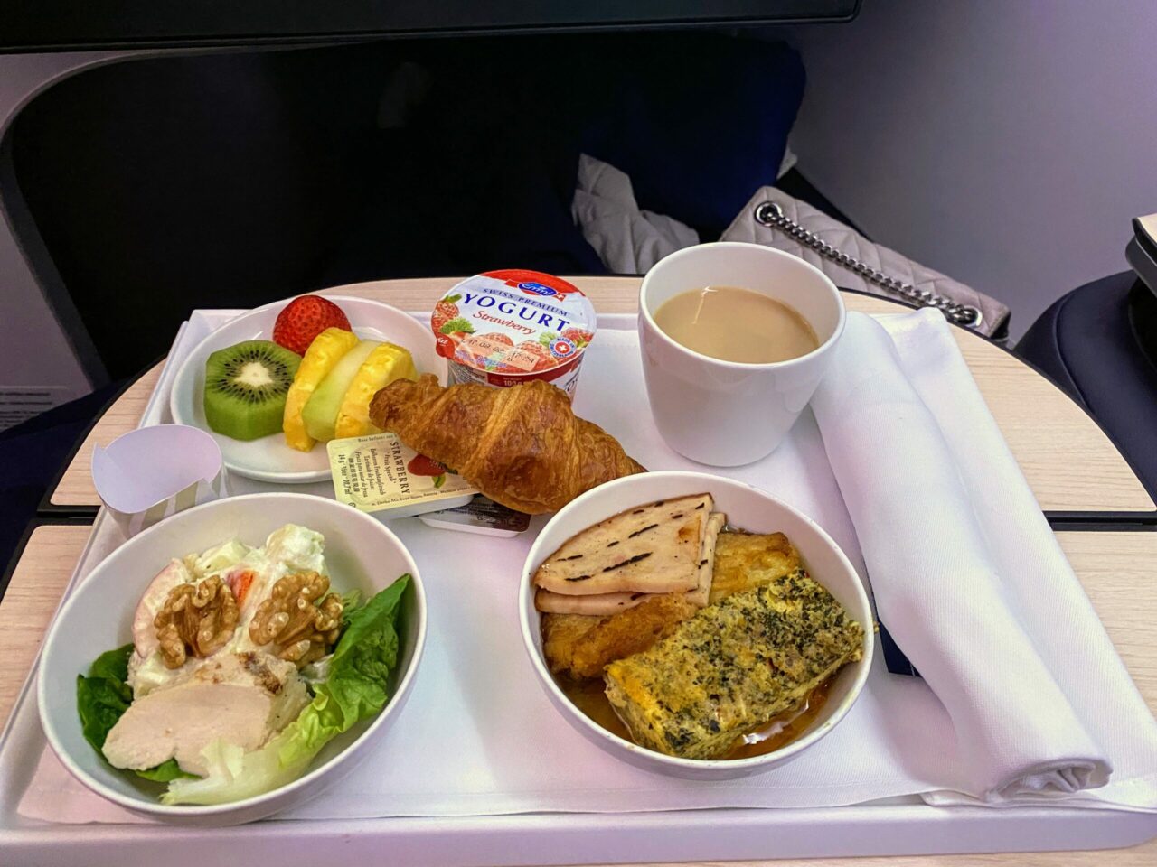 Finnair new business class food onboard 