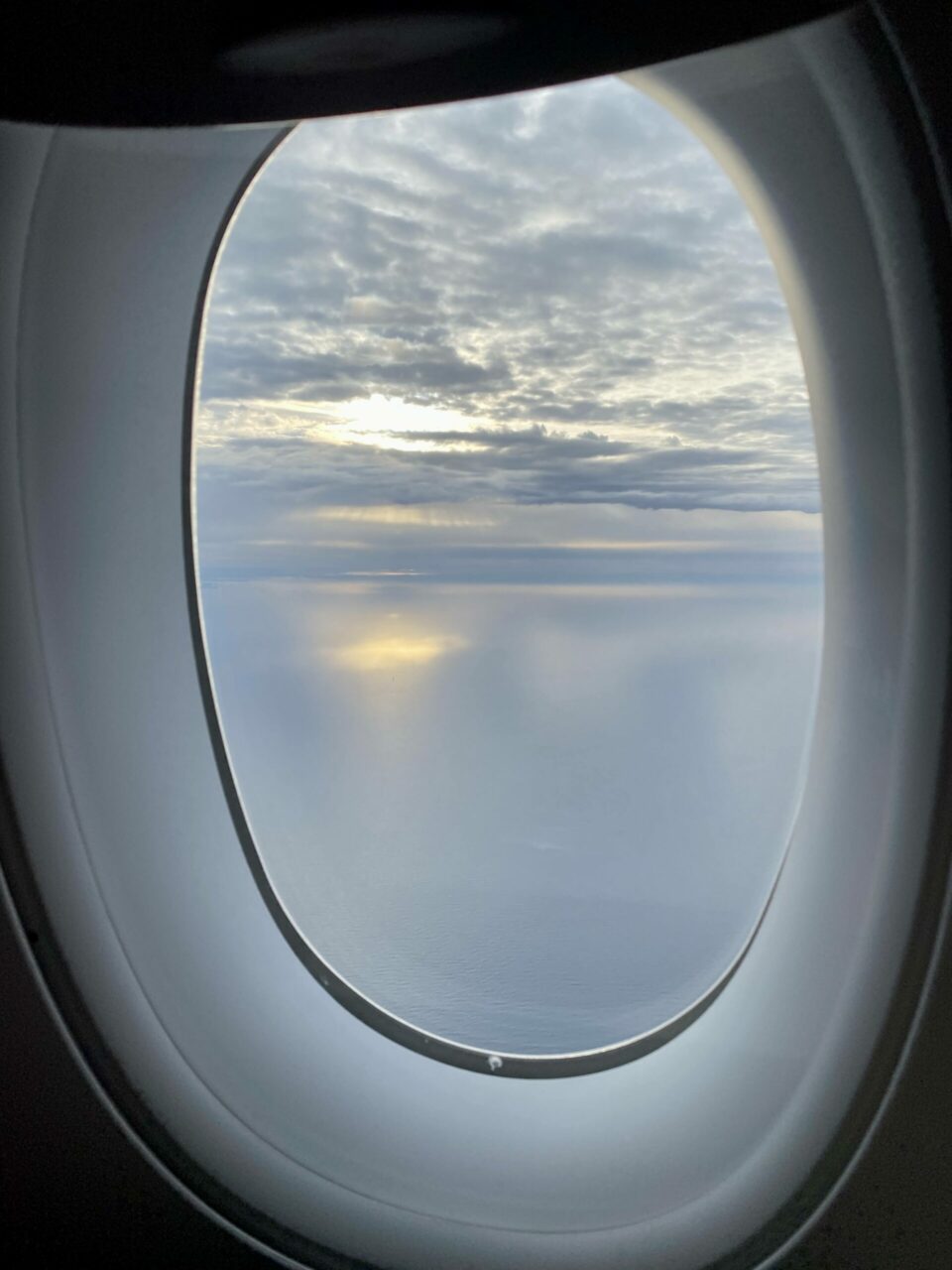 Finnair new business class window view 