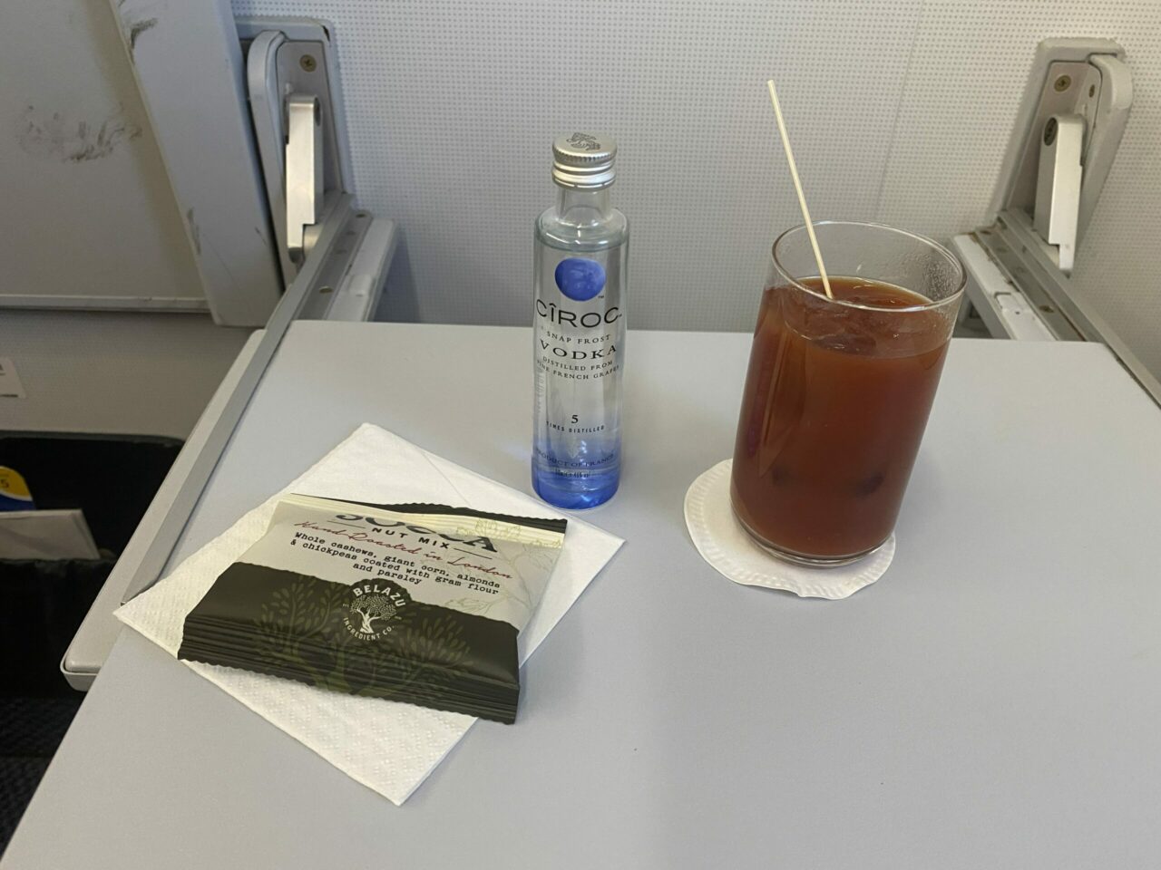 British Airways Euroflyer meals 