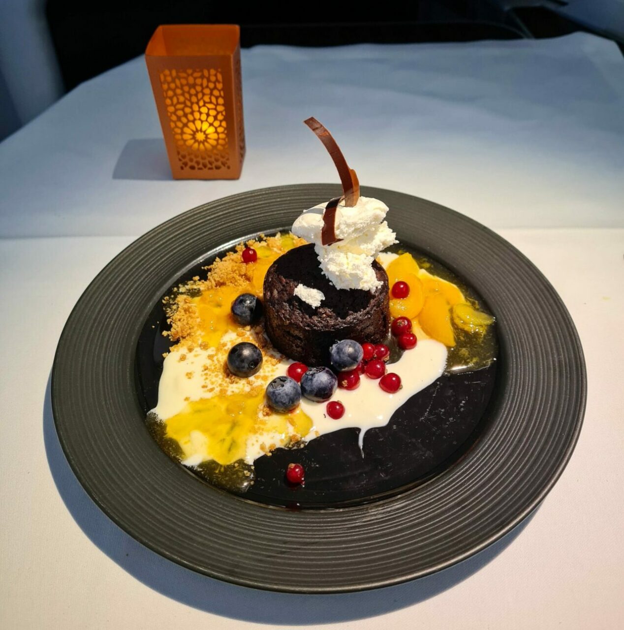 Qatar Qsuite Dessert