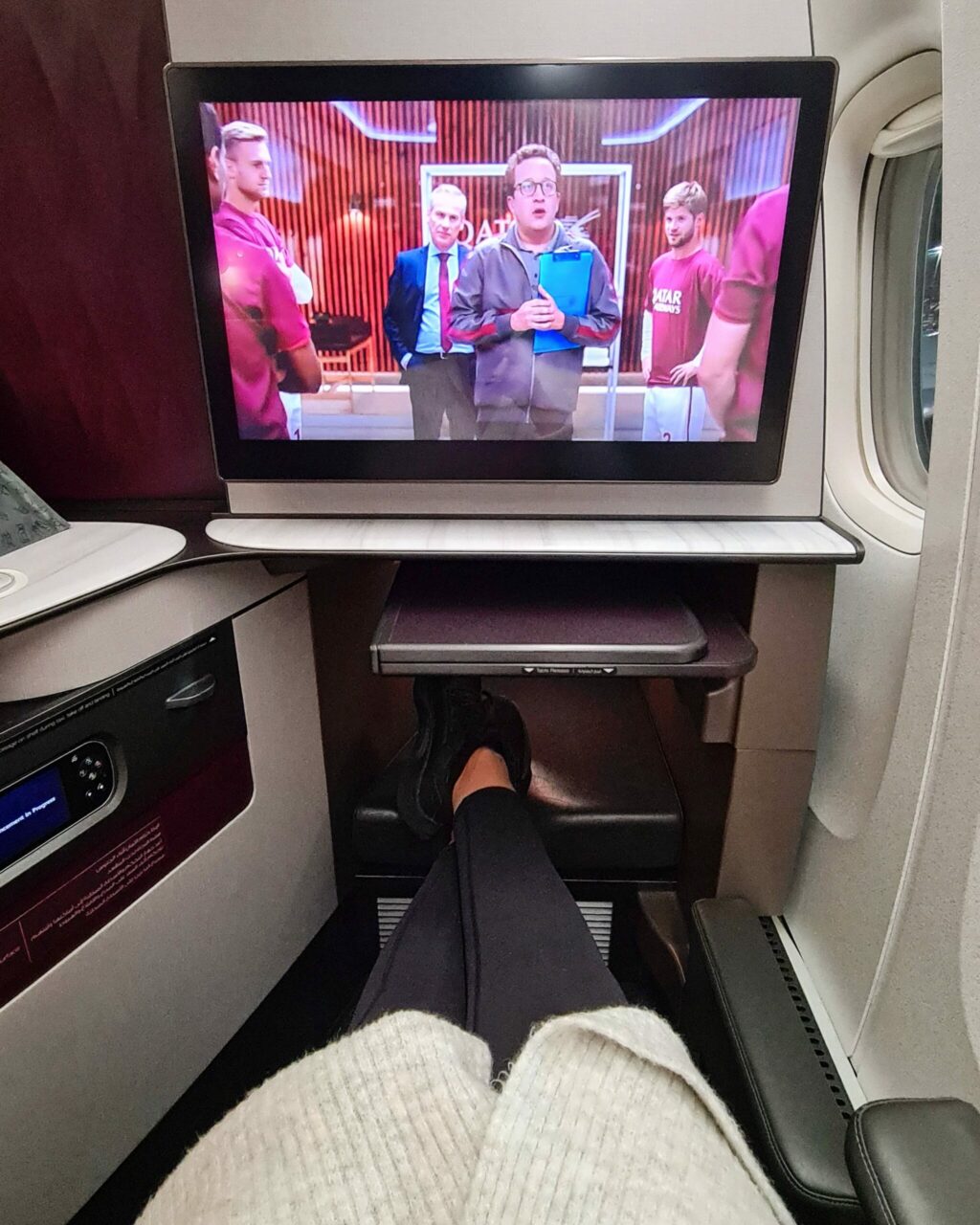 Qatar Qsuite Business Class Legroom