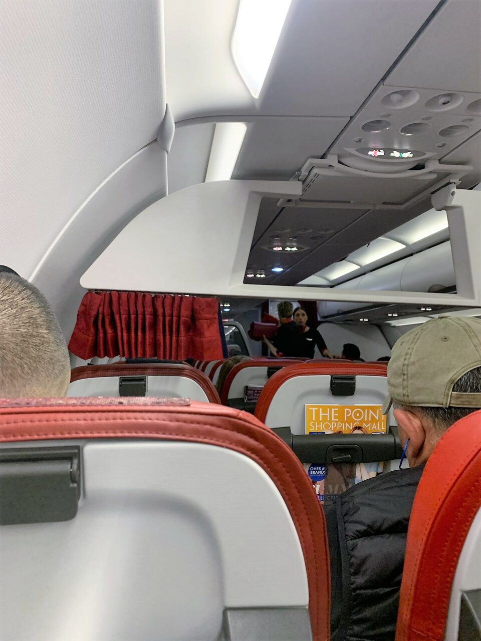 Air Malta economy class cabin 