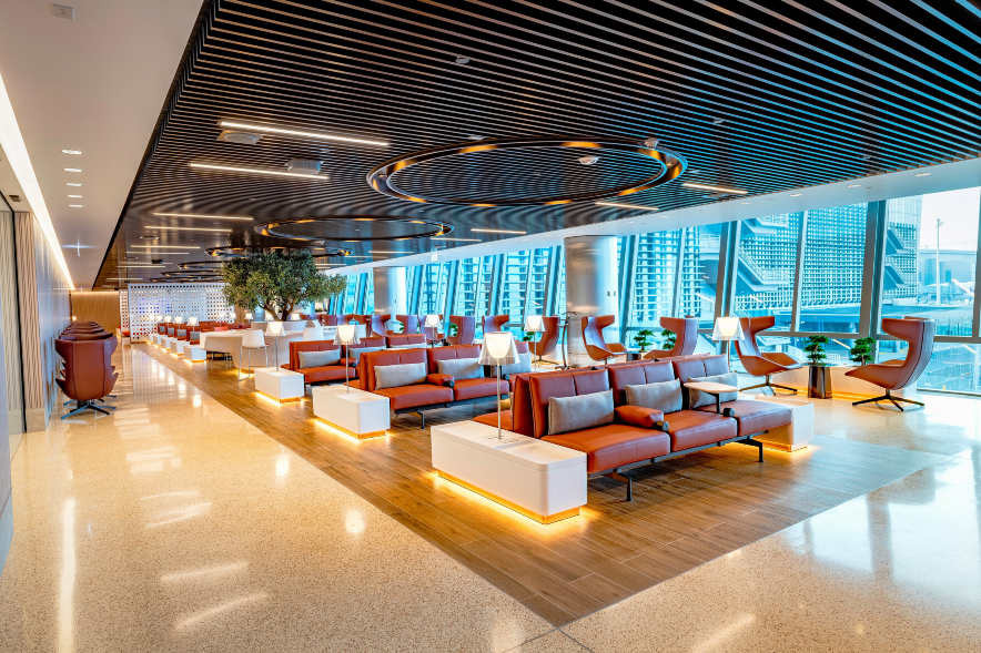 Qatar Airways Welcomes Passengers to the New Al Mourjan Business Lounge –  The Garden