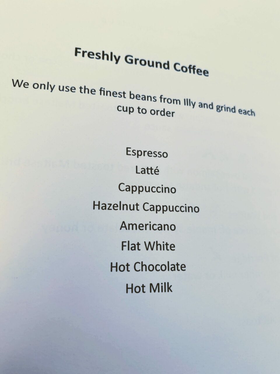 freshly ground coffee