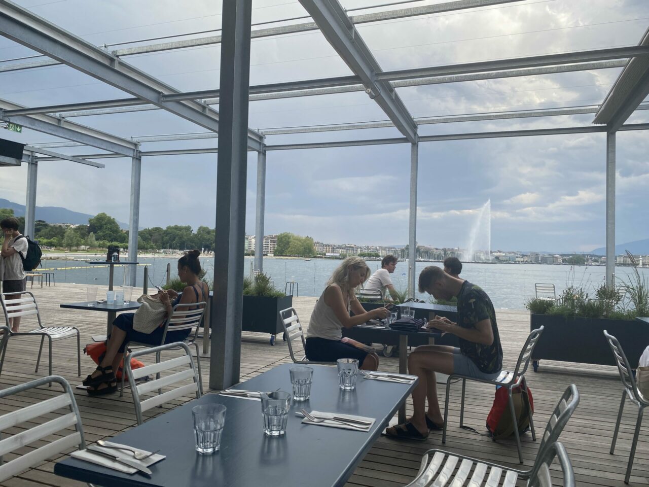 inside Le Restaurant de la Plage