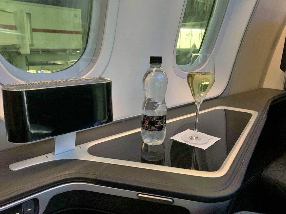 British Airways' longest flight in First champagne 