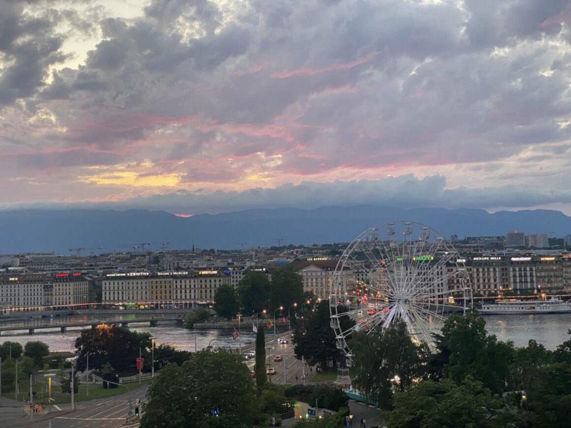Part of the view at MET Rooftop Bar Geneva is the perfect summer break