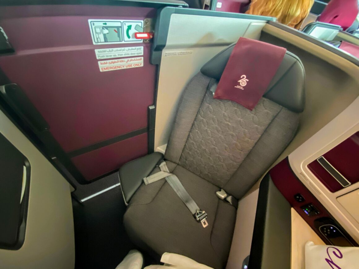 Qatar Airways' new B787-9 business class Premium Suite seat 