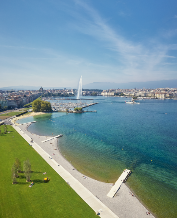 Geneva Plage, Geneva is the perfect summer break
