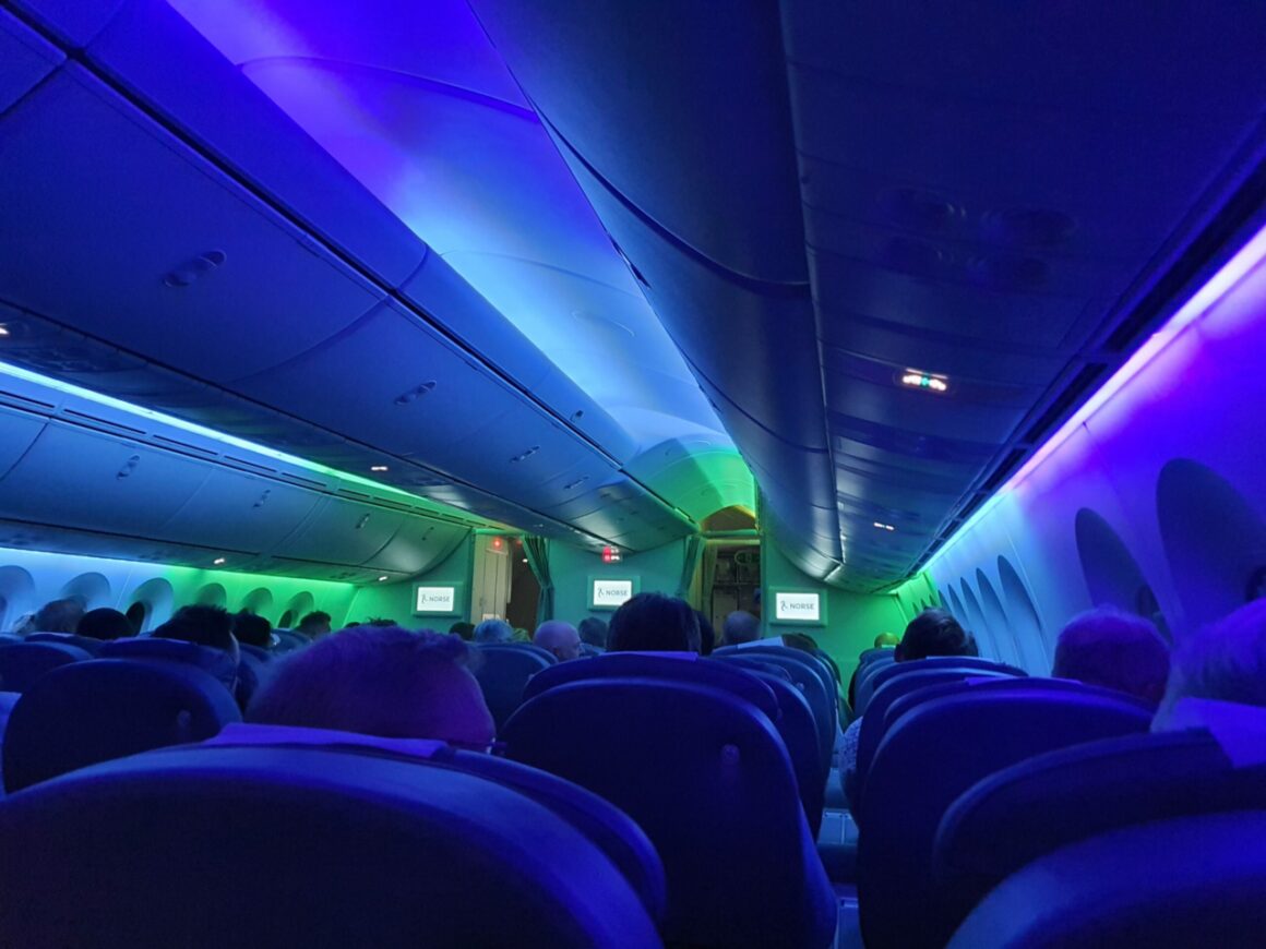Norse Atlantic Airways 787-9 Maiden Flight cabin 