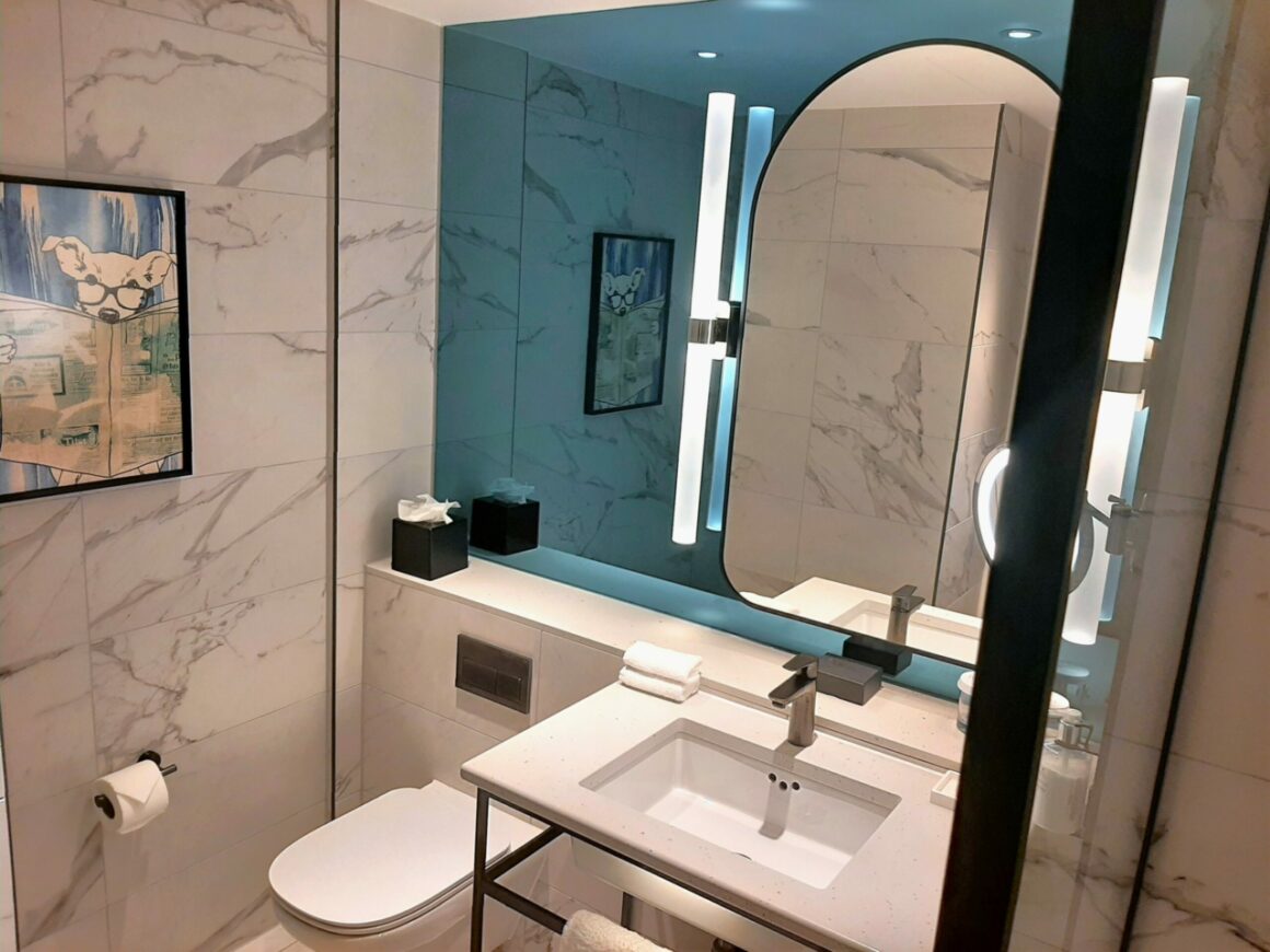 New Curio hotel by Hilton bathroom 