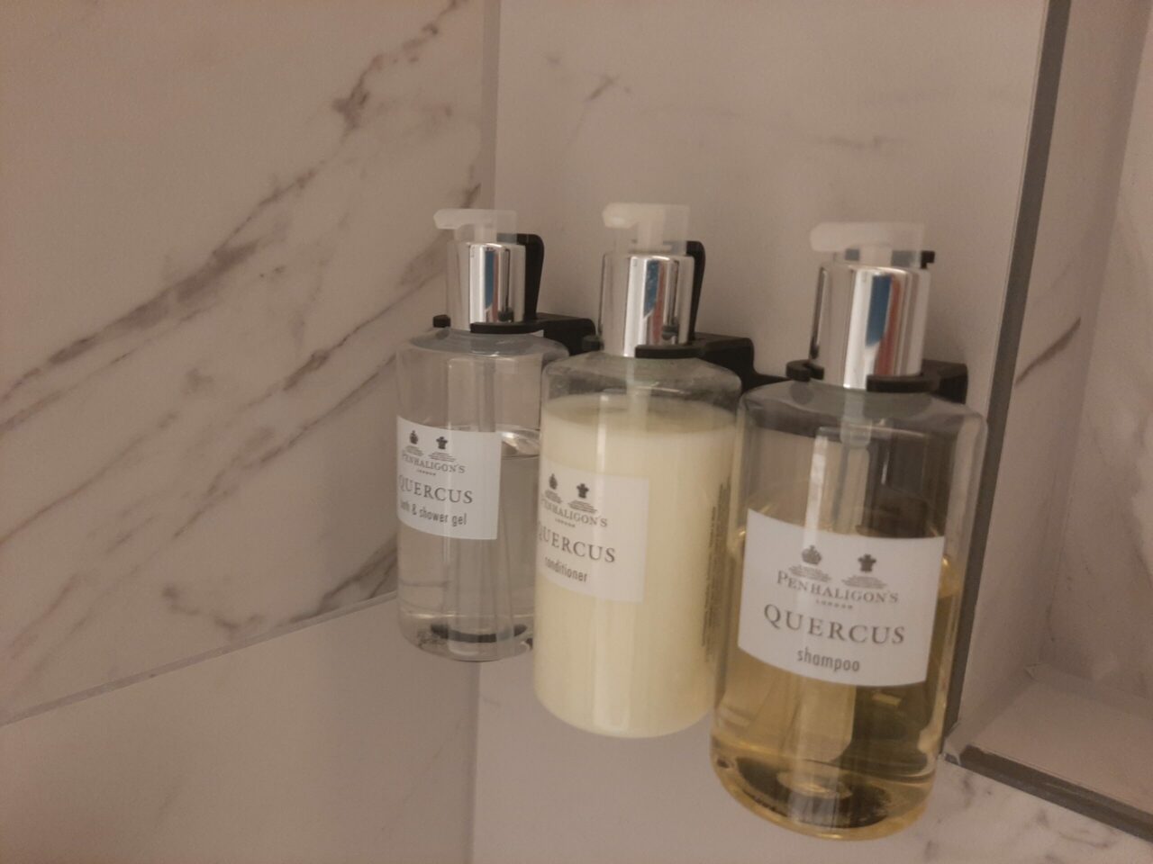 New Curio hotel by Hilton toiletries