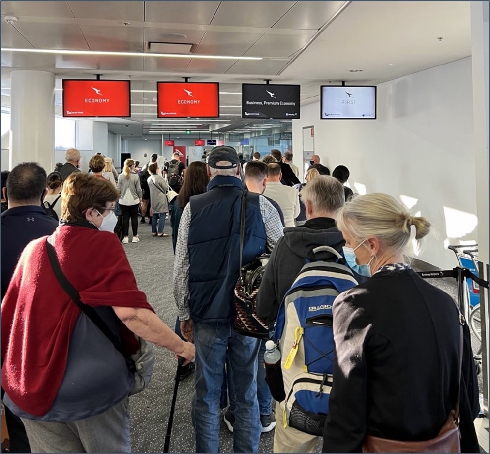Boarding at SYD