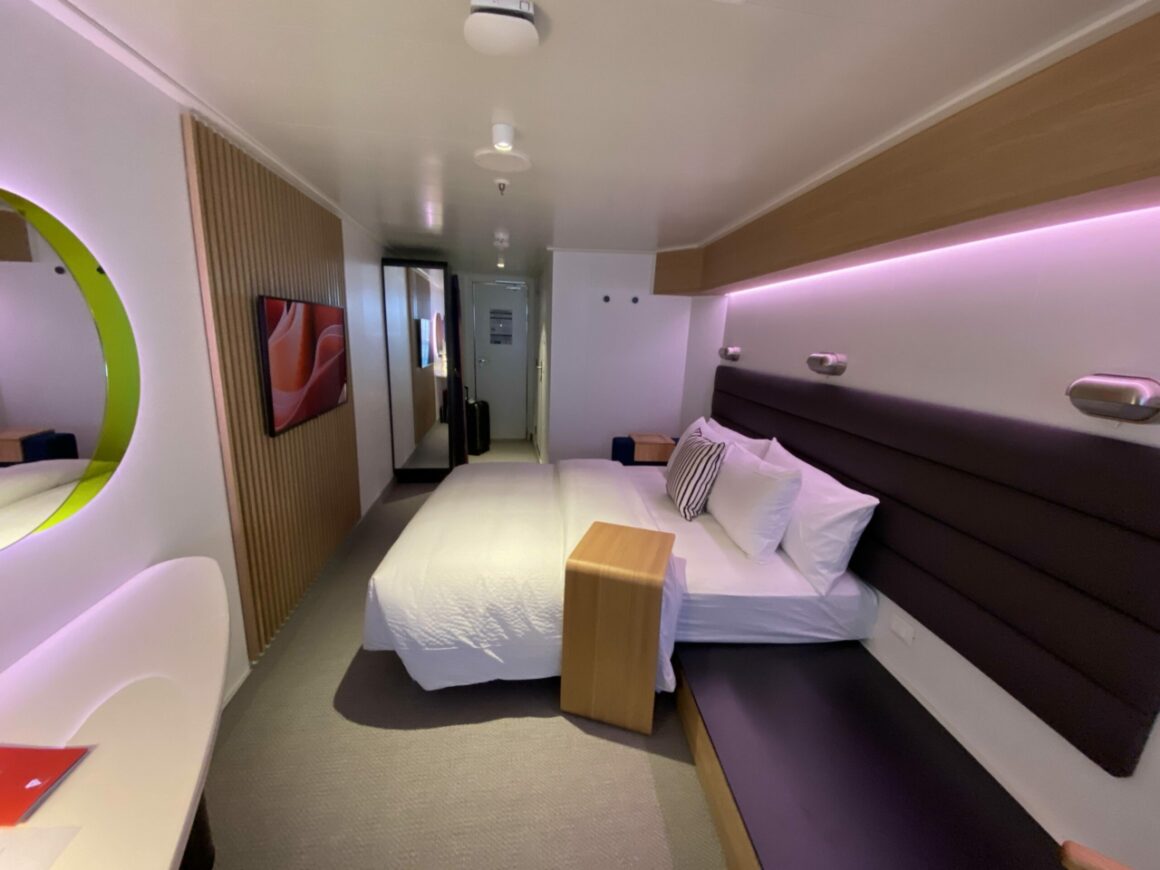 Virgin Voyages Valiant Lady bedroom 