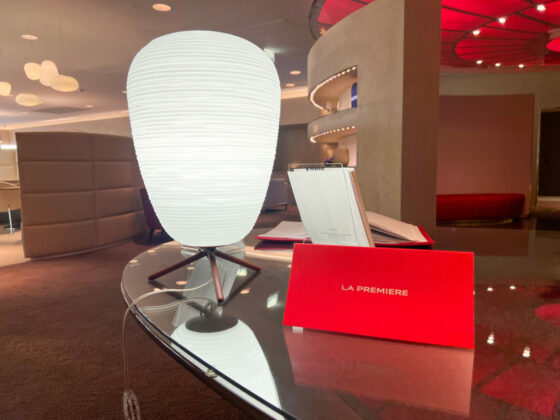 Air France La Première First Class Lounge lamp