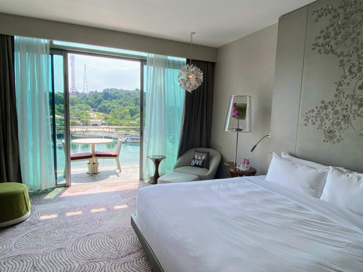 W Singapore Sentosa Cove hotel room 
