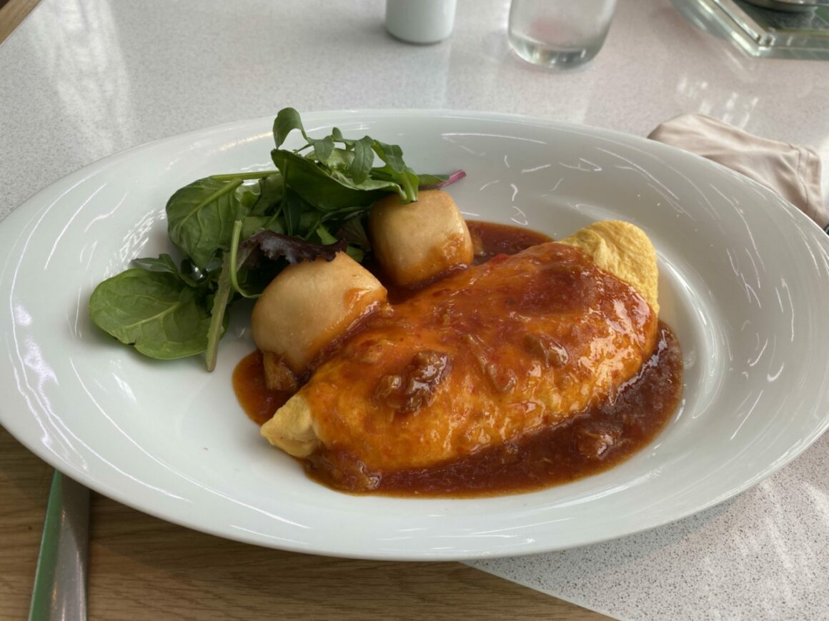 chili crab omelette