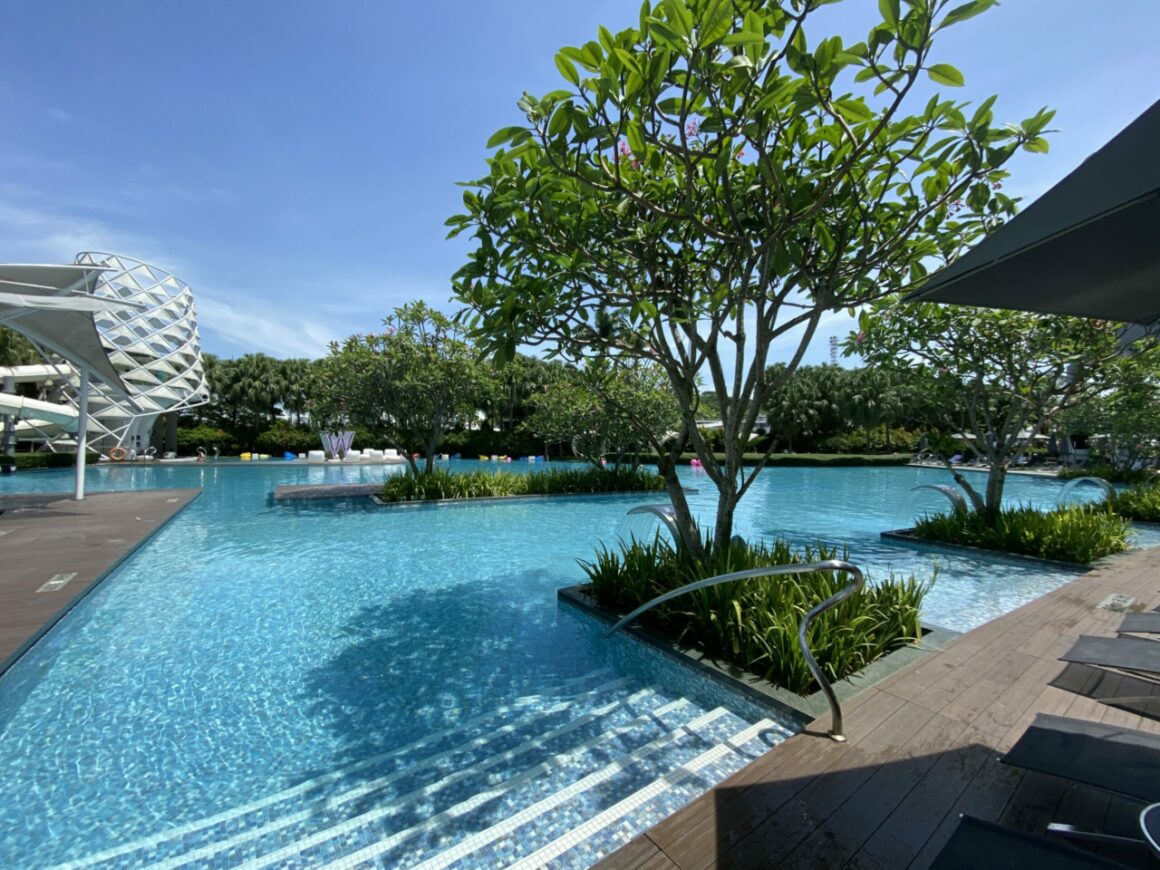 W Singapore Sentosa Cove hotel main pool 