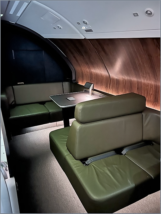 Qantas Lounge onboard
