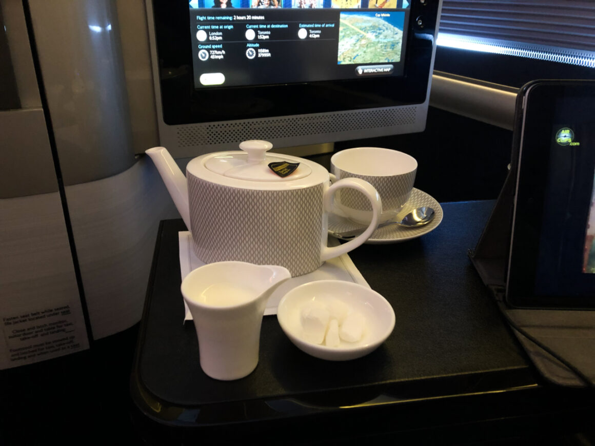 Tea at Virgin A330