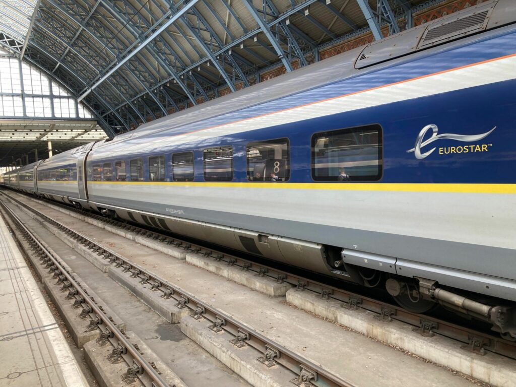the eurostar train, train