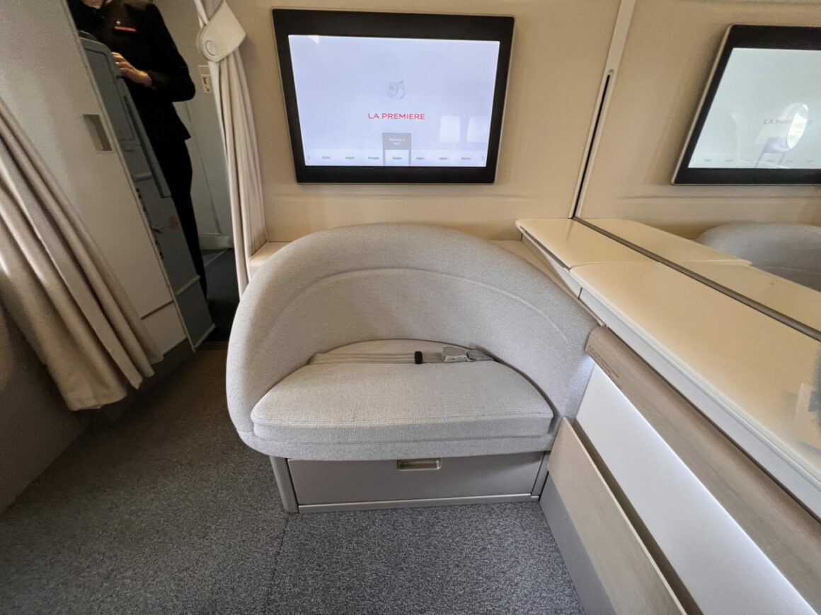 Air France La Première First Class Cabin