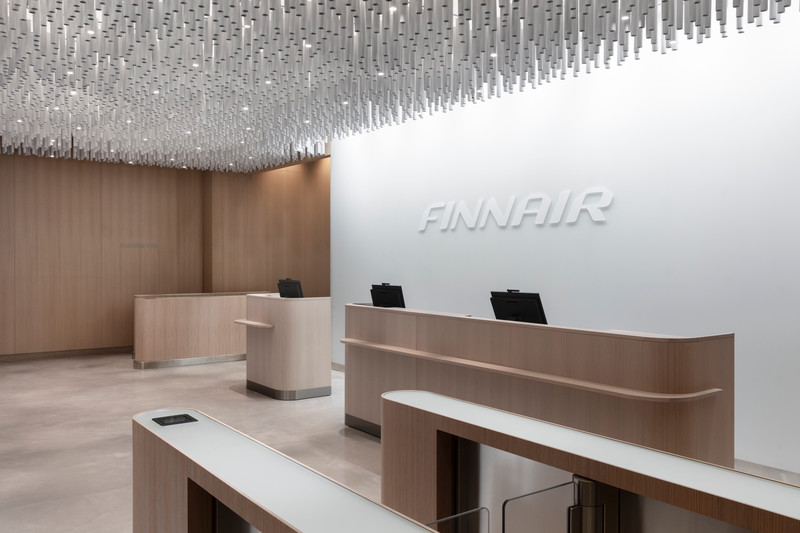 Finnair new Platinum and business class lounges