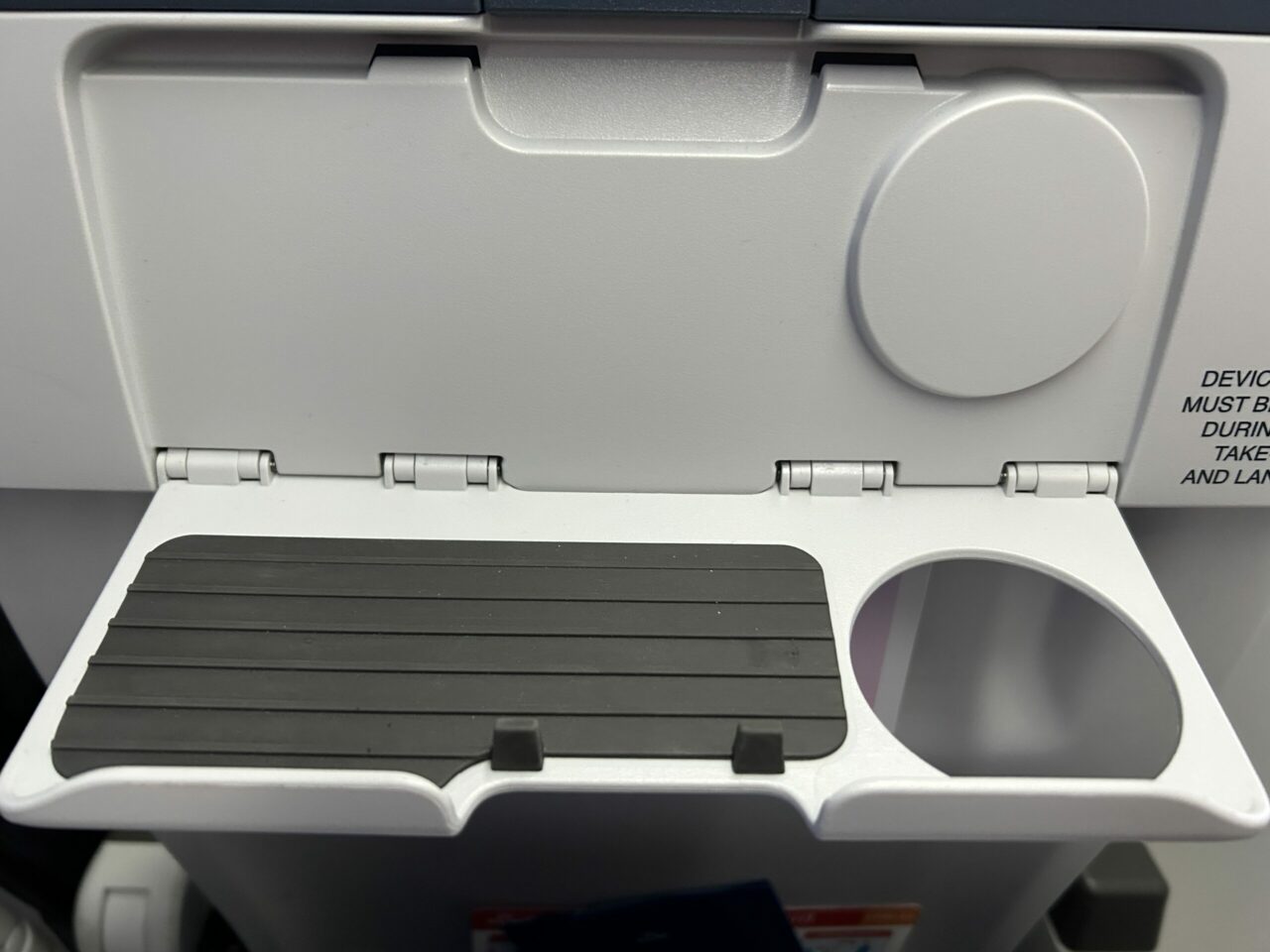 KLM City Hopper E190 Business class Table Seat