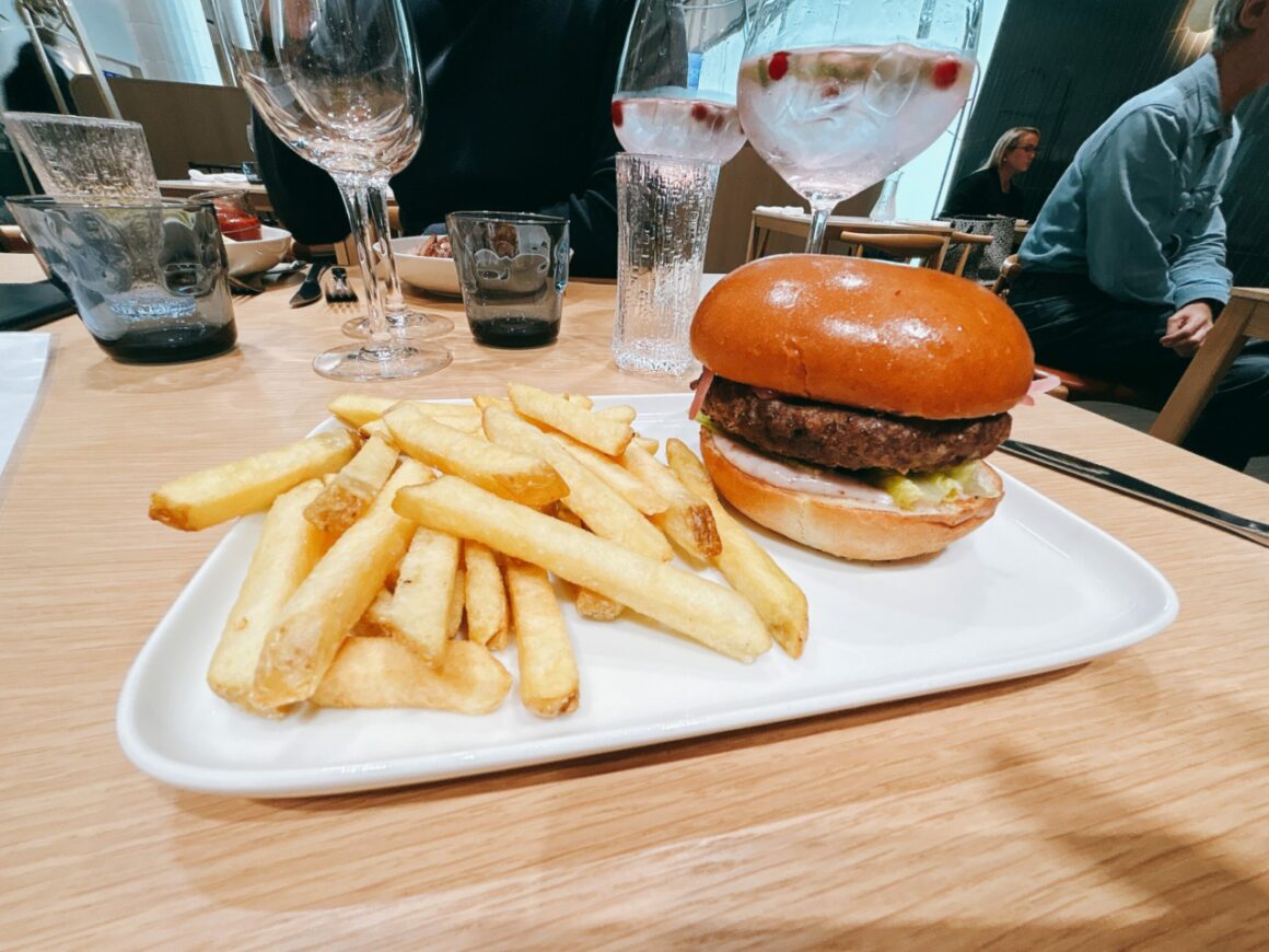 Burger and Fries 