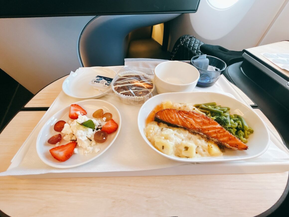 Finnair A350 Meal 