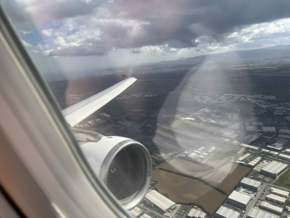 Air France Business Class window seat view