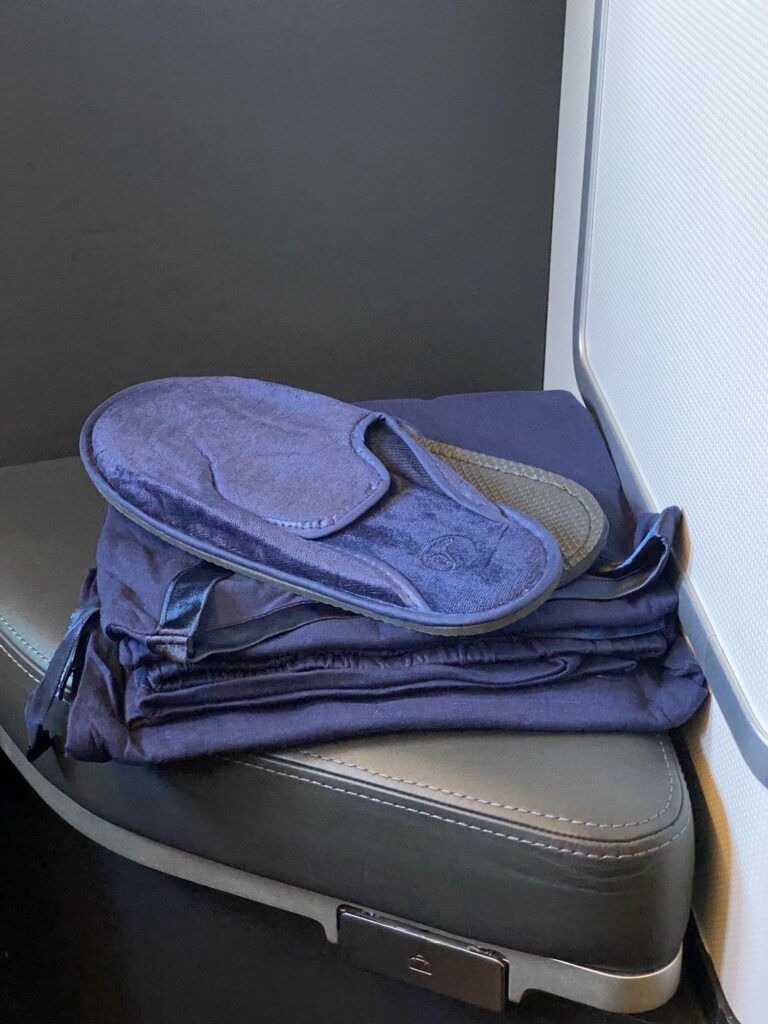 British Airways new first class suite slippers 