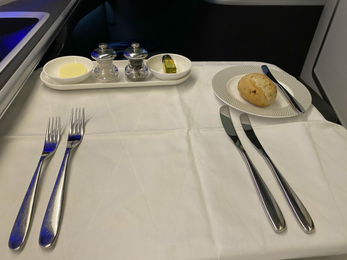 British Airways new first class suite starters 