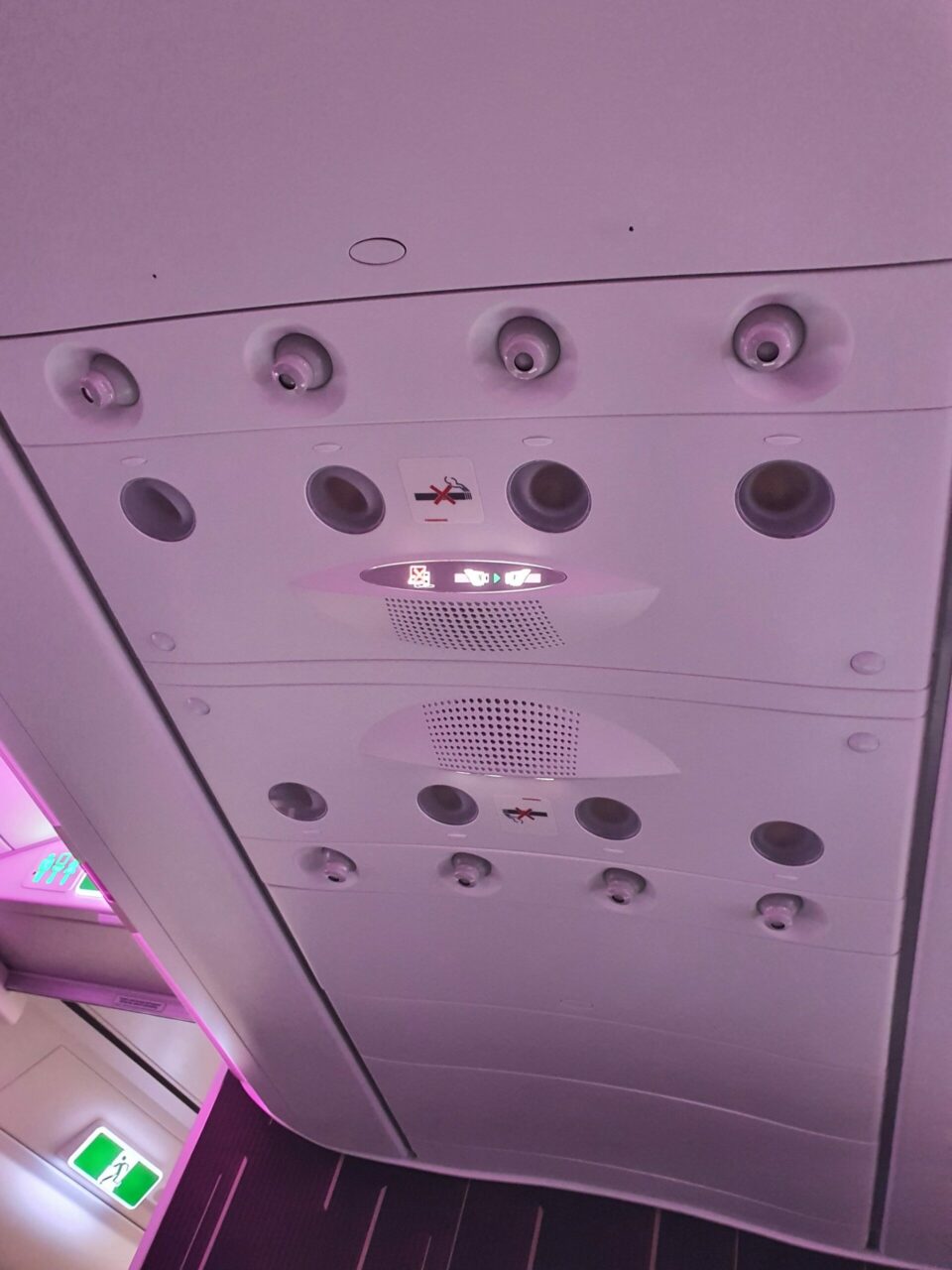 Virgin Atlantic A330-900neo air vents 