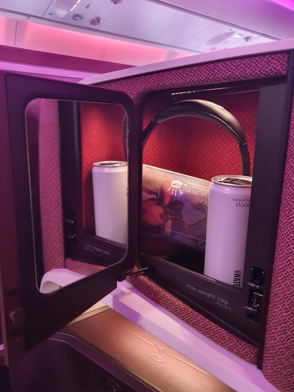 Virgin Atlantic A330-900neo mini bar 