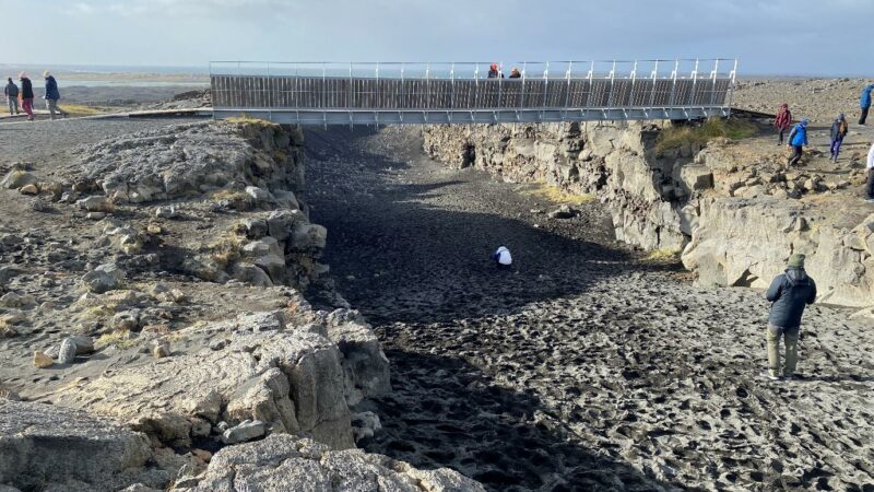 Bridge Between Two Continents Iceland