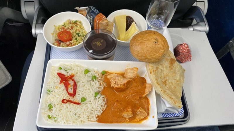 British Airways Flight Meal