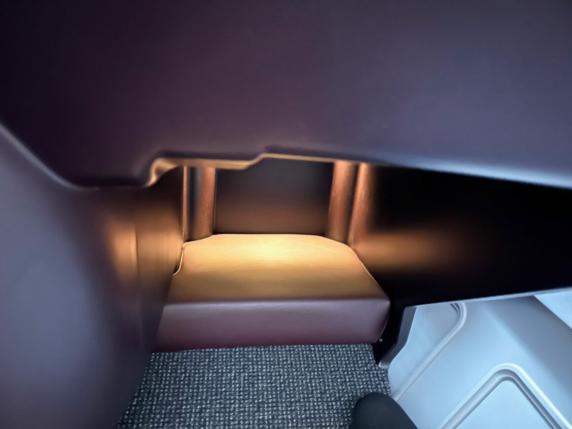 Virgin Atlantic Upper Class A330neo Ottoman Area