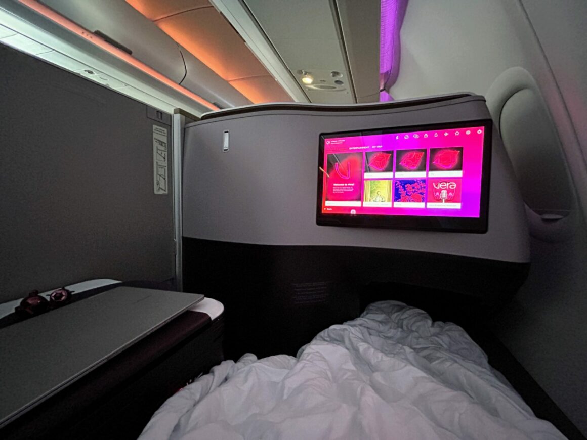 Virgin Atlantic Upper Class A330neo IFE Screen 