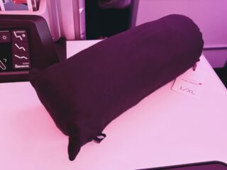 Virgin Atlantic Upper Class A330neo pillowcase